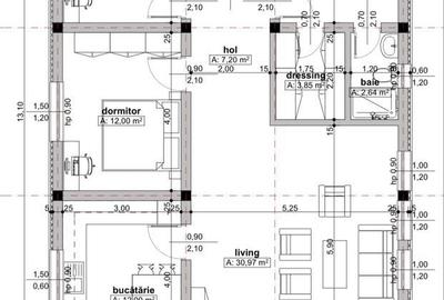Casă cu 4 camere în Bradu - 2