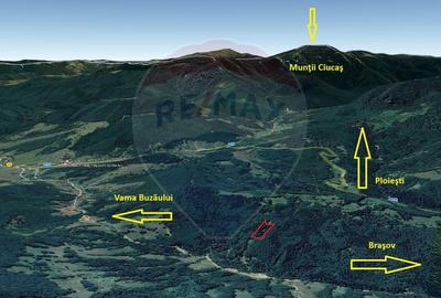 Teren 5500 mp, Valea Sasului, sat Dalghiu, com Vama Buzaului - 4