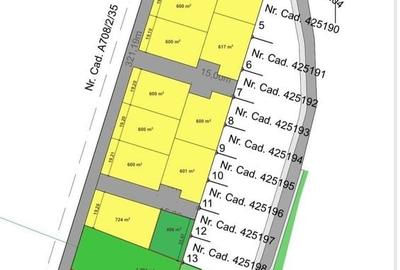 Teren Construcții intravilan de 600 mp, în Albina - 2