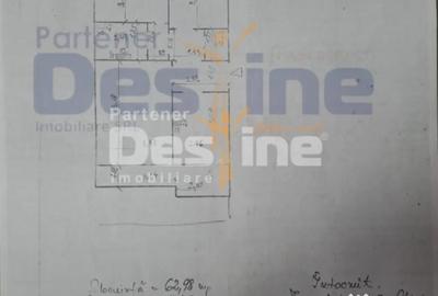 Apartament cu 3 camere decomandat în Galata