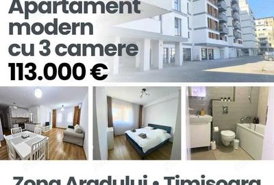 Apartament cu 3 camere în Aradului