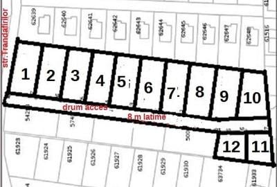Teren parcelat, loturi de 650 mp, Dezmir, priveliste - 3