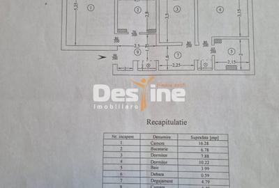 Apartament cu 3 camere decomandat în Dacia - 7
