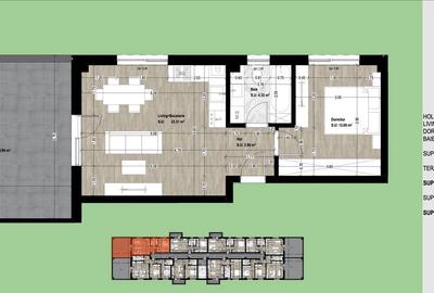 Apartament cu 2 camere în Central - 3