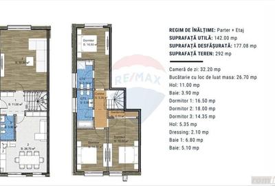 Casa / Vila tip duplex NZEB, Eficien?a energetica ?i confort, Bunloc - 13