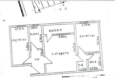 Apartament 3 camere - str.Alunisului -pret bun! - 3
