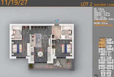 Apartament cu 3 camere decomandat în Titan - 1