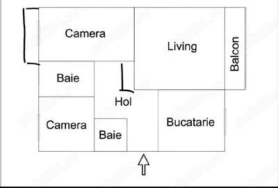 Apartament cu 3 camere decomandat în Șagului - 1