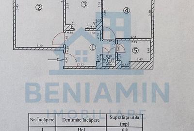 Apartament cu 2 camere decomandat în Florilor - 6
