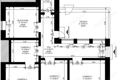Casă cu 4 camere în Central - 1