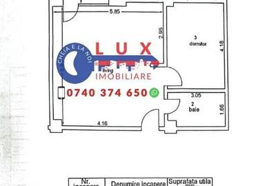 Apartament cu 2 camere semidecomandat în Central - 3
