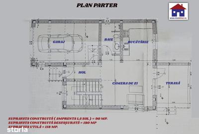 Casă cu 4 camere cu Teren 300 Mp în Borș