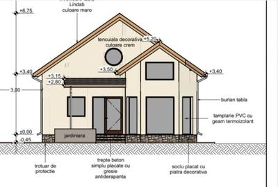 Vila noua, P+M, teren 350 mp - zona Bariera Traian - COMISION 0% - 7