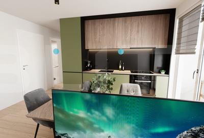 Apartament semifinisat, 2 camere, 49mp, priveliste spectaculoasa, Apahida - 2