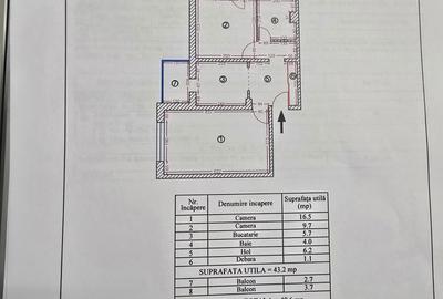 Apartament cu 2 camere decomandat, mobilat în Central - 5
