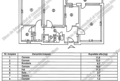 Apartament cu 3 camere decomandat, mobilat în Abator - 4