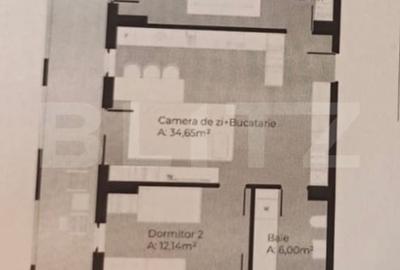 Apartament 3 camere, terasa 34 mp, intermediar, Soporului Gheorgheni Apartament 3 camere, terasa 34 mp, intermediar, Soporului Gheorgheni - 2