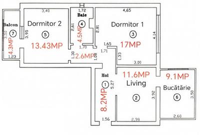 Apartament cu 2 camere decomandat, mobilat în Steaua - 10