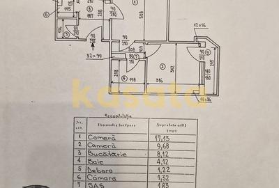 Apartament cu 2 camere în Crângași
