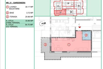 De vanzare garsoniera tip penthouse Popesti-Leordeni De vanzare garsoniera tip penthouse Popesti-Leordeni - 2