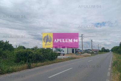 Săbăreni, teren 1900 mp, stradal, hală depozitare, productie, comert - 2