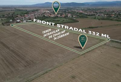 Teren de 25400 mp, în Zăbrani