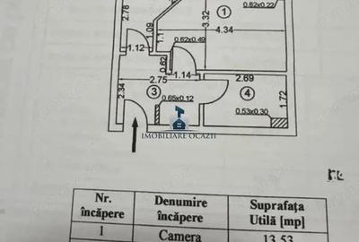 Garsonieră decomandată în Apărătorii Patriei