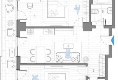 APARTAMENT 3 CAMERE , NICOLINA , DECOMANDAT , ETAJ INTERMEDIAR - 16