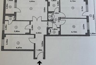 VANZARE/Apartament 4 camere decomandat/MegaMall - 5