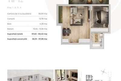 OPERA TEI || 2 CAMERE CU TERASA DE 13.36 MP || LACUL TEI || PARCUL CIRCULUI - 4