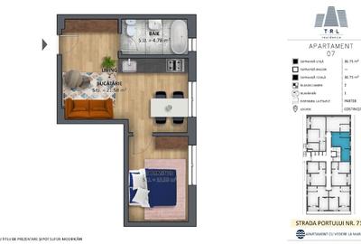 Apartamente/garsoniere de vanzare, prima linie la mare, Costinesti-Epava - 8