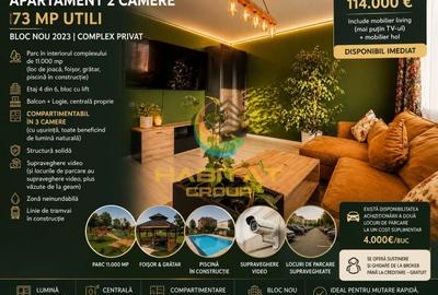 Apartament cu 2 camere semidecomandat, mobilat în Prelungirea Ghencea - 1