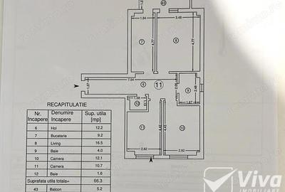 Pacurari | 3 camere | Decomandat | Incalzire in Pardoseala | Loc parcare - 7