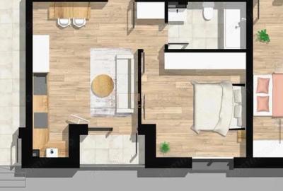 Apartament cu 2 camere decomandat în Orașul Vechi - 7