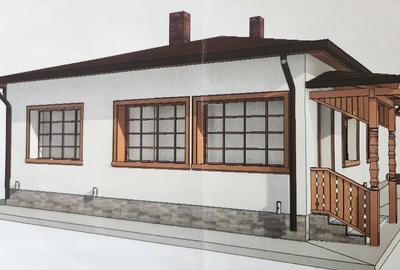 Vand casa sat Naipu, jud Giurgiu, partial renovata, proiect reconditionare inclu