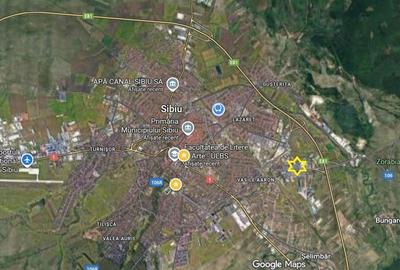 Teren Intravilan 12562mp cu hala si birouri, in Sibiu - zona Est - 1