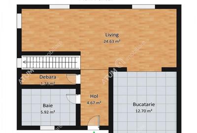 Casa cu 4 camere 2 bai si teren de 230 mp Selimbar - 7