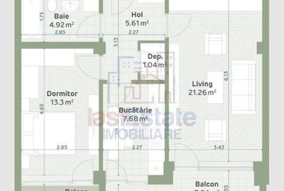 Apartament cu 2 camere în Ciurea - 8