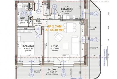 Apartament zona centrala Floresti - 1