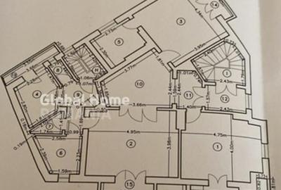 Spatiu birouri - 3 camere | Zona Cismigiu | Et. 2 Cladir - 8