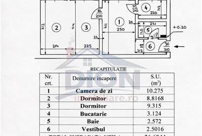Apartament cu 3 camere semidecomandat, mobilat în Rahova