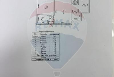 Apartament cu 2 camere semidecomandat în 1 Mai - 14