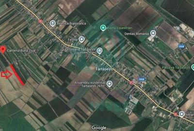 Teren 9923 mp Tărtășești, cu utilități și acces asfaltat - 2