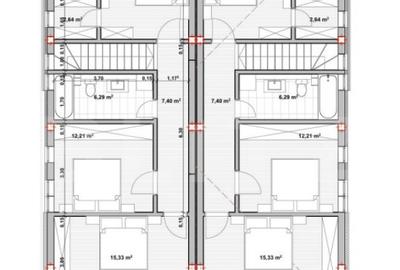 Duplex 4 camere, 120mp utili si 250mp teren, in Dezmir Duplex 4 camere, 120mp utili si 250mp teren, in Dezmir - 6