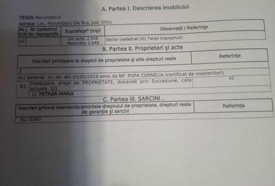 Spațiu comercial, în Porumbacu de Sus - 1