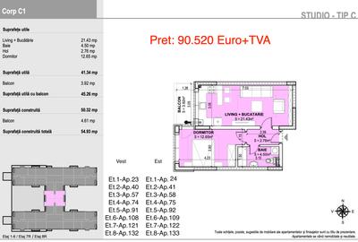 2 camere-Tip Studio-Rotar Park Residence-2 - 3