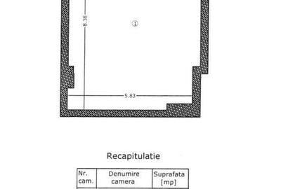 Spațiu comercial, de 50 mp, în Central