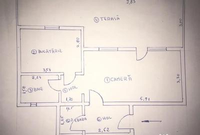 Garsonieră decomandată în Doamna Ghica - 1