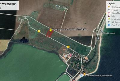 Teren Construcții intravilan de 500 mp, în 23 August - 7