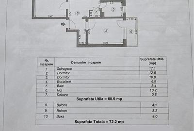 Apartament cu 3 camere decomandat în Tomis Nord - 10